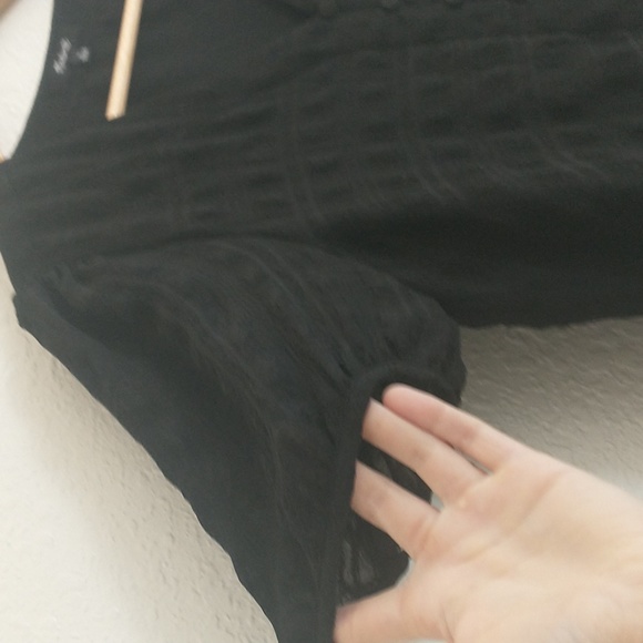 Madewell Textured Puff-Sleeve Button Front Top Size S - Picture 7 of 9